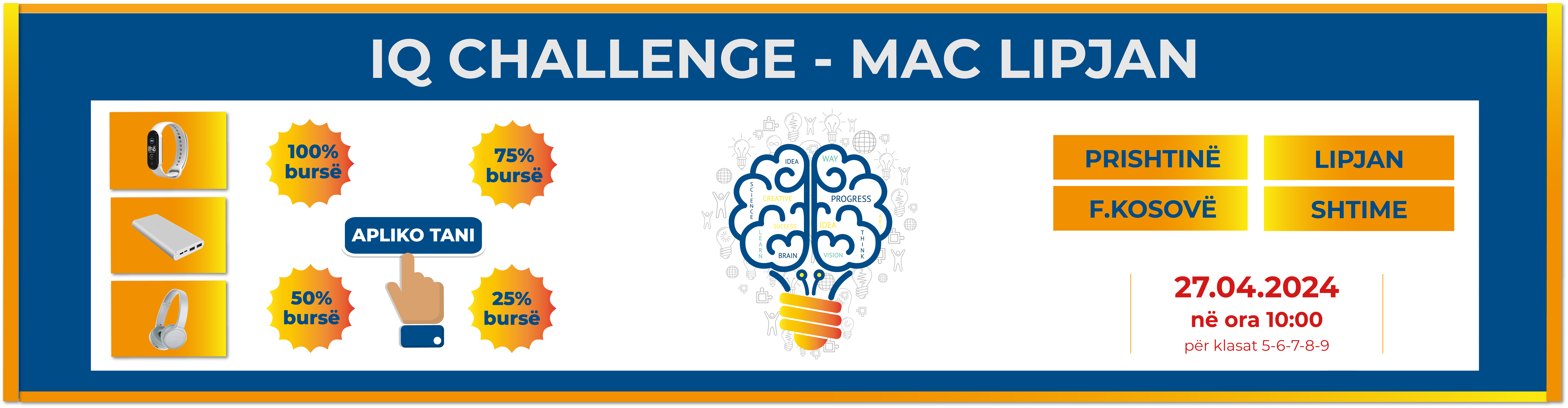 Apply for IQ CHALLENGE – MAC LIPJAN
